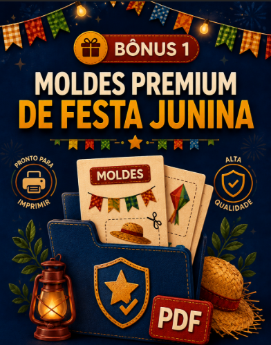 Moldes Premium de Festa Junina